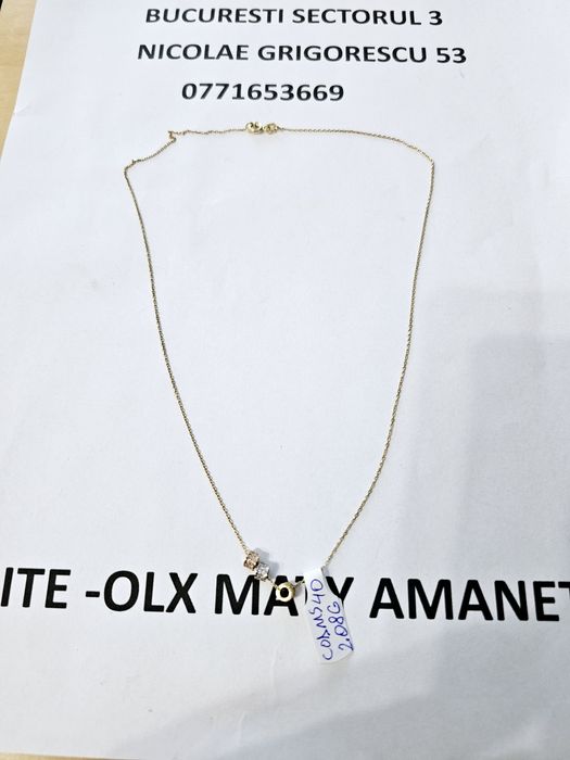 Vand lantisor din aur 14 k 2.08 g cod ms 40
