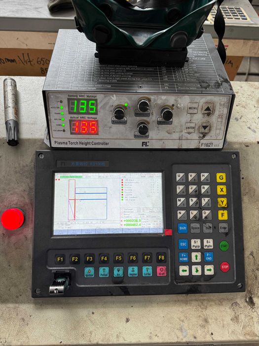 CNC de taiat tabla cu plasma Hypertherm 85A