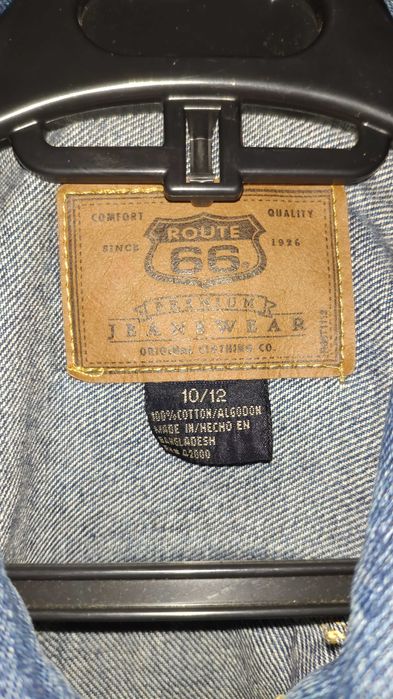 Jacheta geaca denim dama femei fete Route 66 100% bumbac