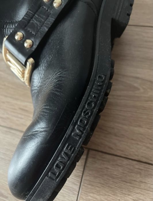 Love Moschino Cizme de piele