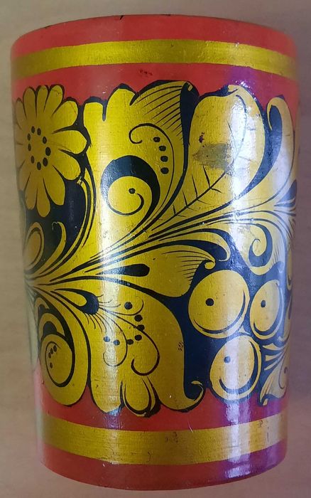 Карандашница-стаканчик "Хохлома"