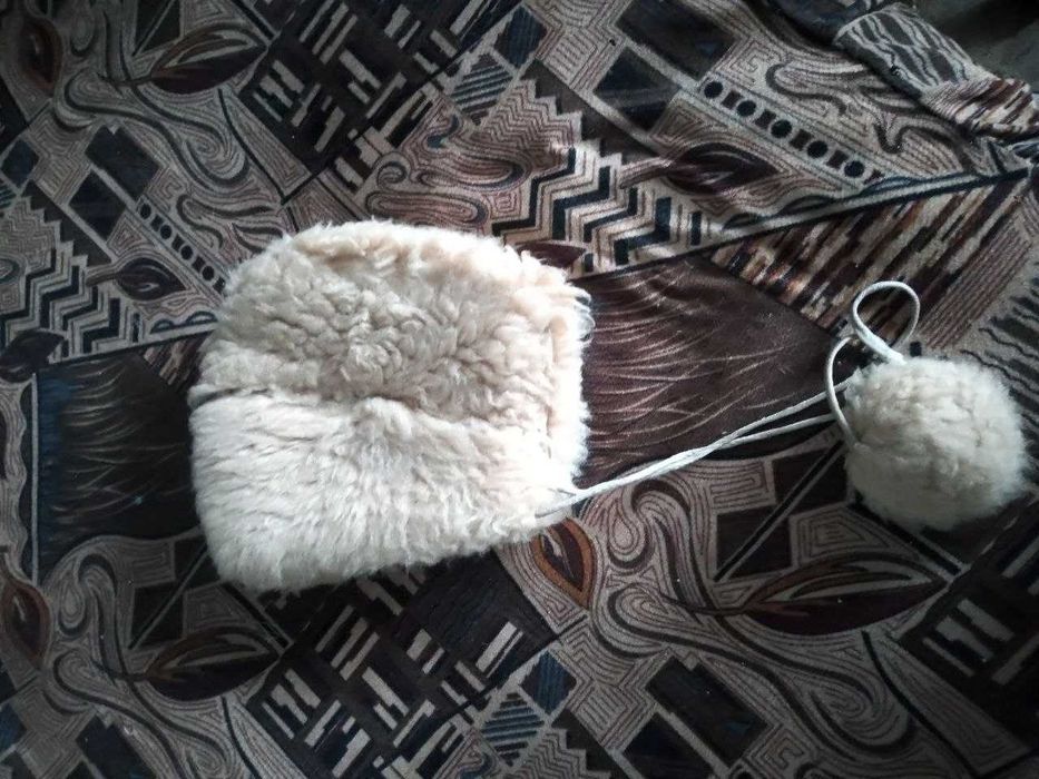 Шапка из лисы и овчины