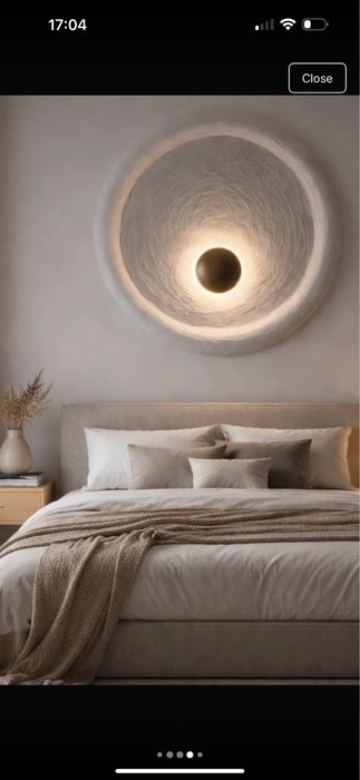 Vand lampa de perete unicata creata manual