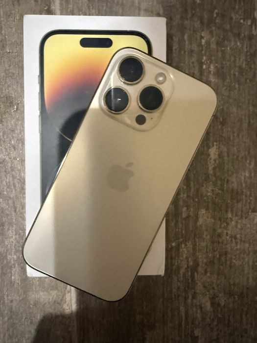 Iphone 14 pro gold 128 МВ и 75% батерия