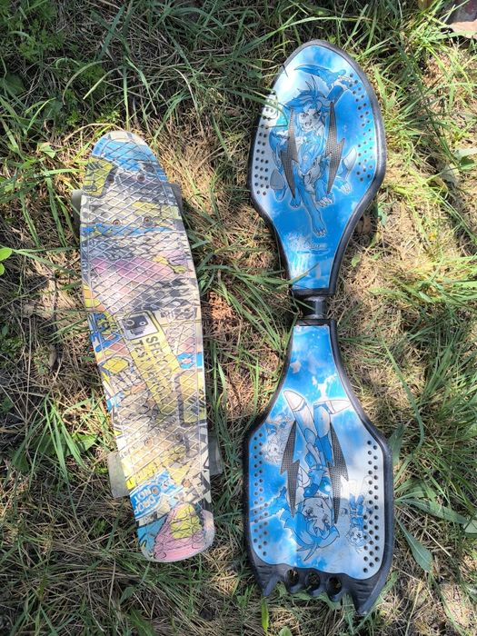 Скейтборд и снейкборд