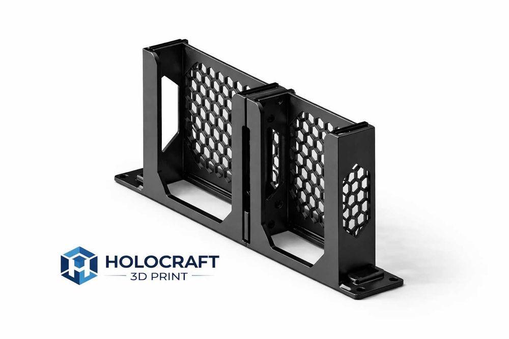 Rack Mount 19” Dell OptiPlex 7020, set 2 bucăți, print 3D