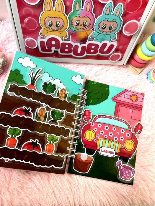 Велкро книга Labubu