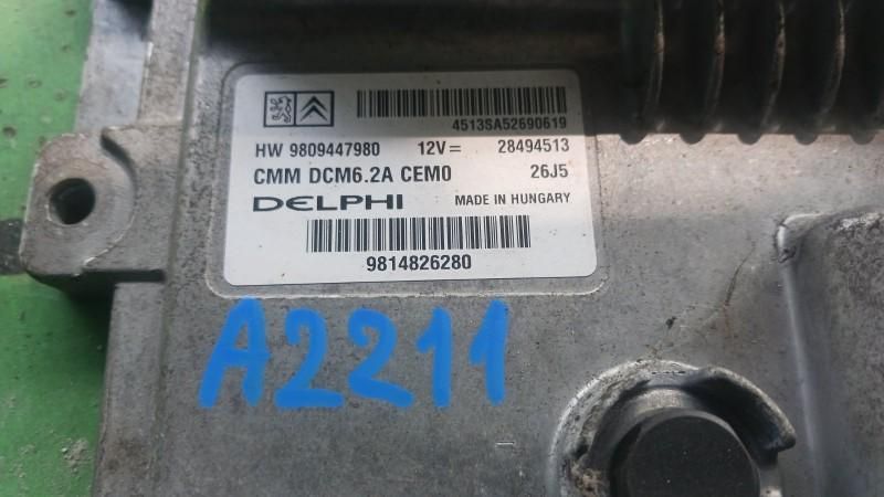 Calculator ecu Peugeot 508 2010-> 9809447980