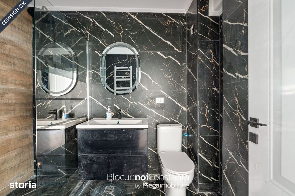 #Tomis Plus: Apartament 2 camere la cheie: 52mp utili + 17mp balcoane
