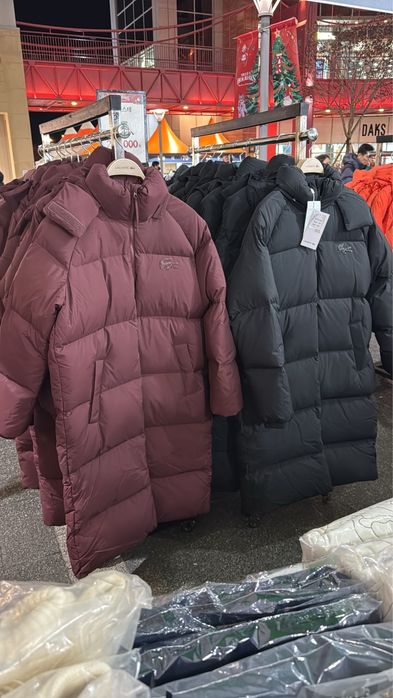 Пуховик lacoste оригинал