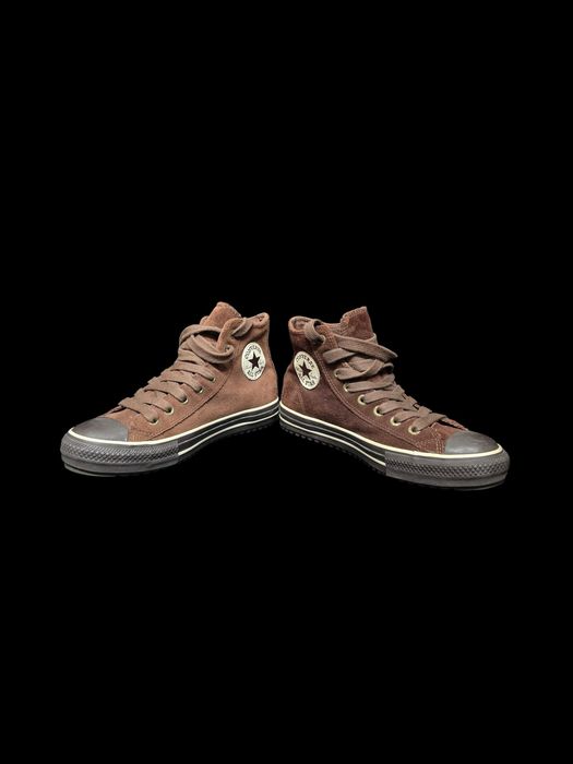 Converse Chuck Taylor All Star – велурени, кафяви, висок модел