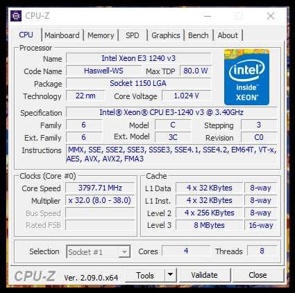 Дънна платка Asus H81M-PLUS + Intel® Xeon E3-1240 v3 +16gb ddr3