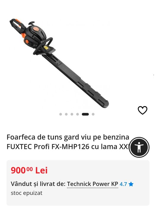 Trimmer gard viu fuxtec lama 80cm