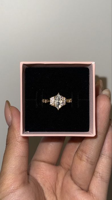 Кольцо на подарок с оформлением (размер регулируется)