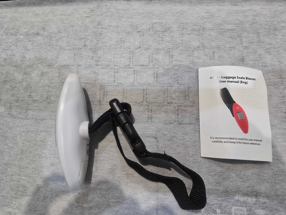 Дигитален Кантар За Теглене На Багаж Бял