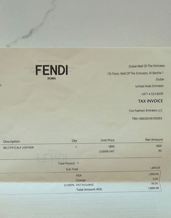 Fendi дамски колан - оригинален