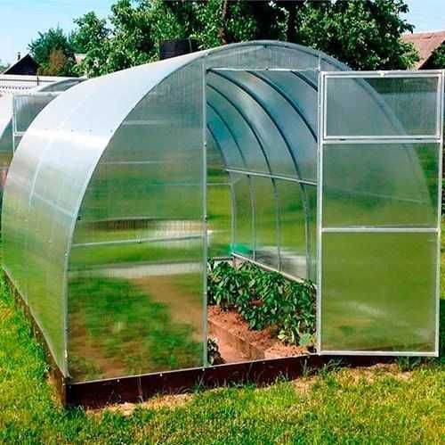 Теплица Компакт 2×4 м с поликарбонатом — доставка и рассрочка для дачи