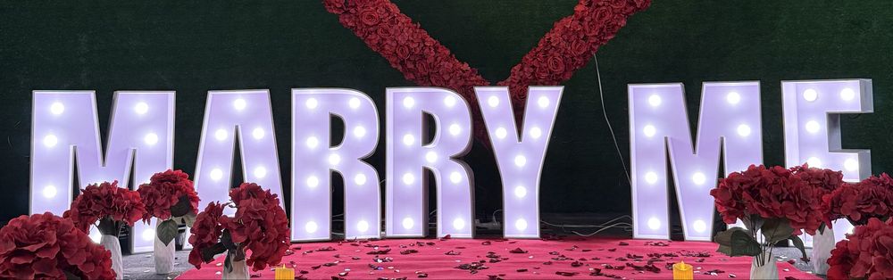 Продаю буквы Marry me