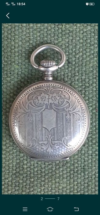 Часы антикварные позолоченные и серебряные