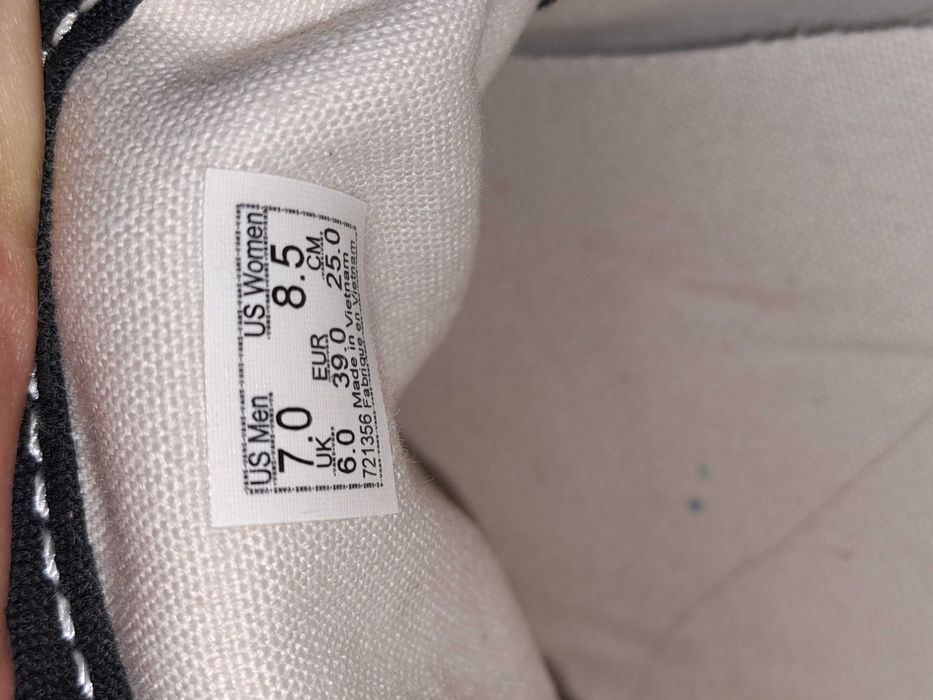 Vans 39 черни стелка 25см.