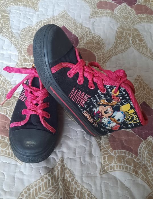 Teneși fetițe cu Minnie nr.27,interior 16,6 cm