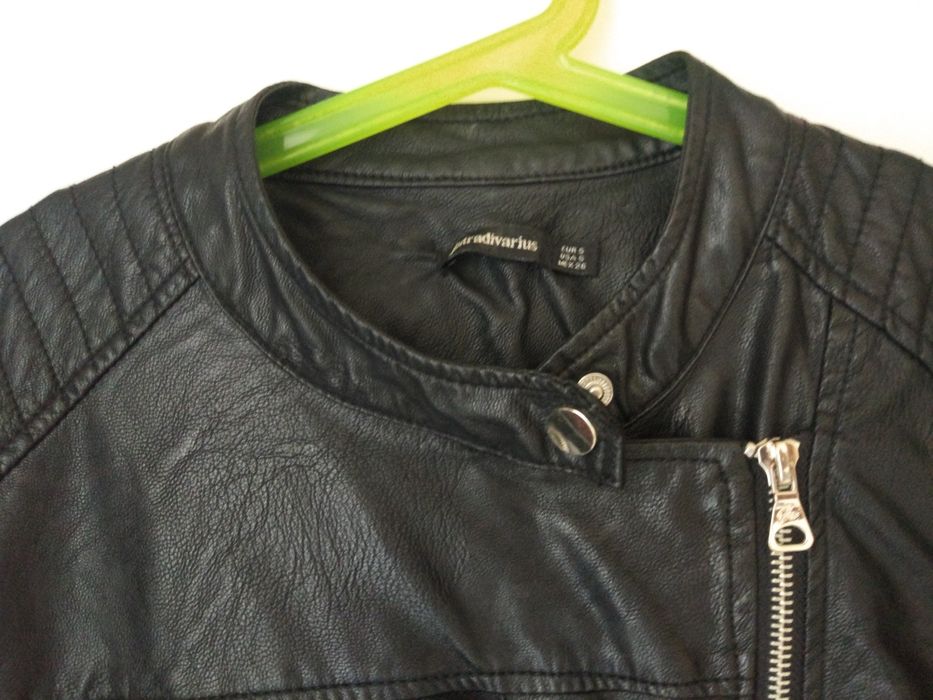 Дамско кожено яке stradivarius