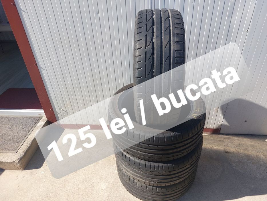 125 lei bucata! Set anvelope de vara 225 45 r18 Bridgestone  Potenza