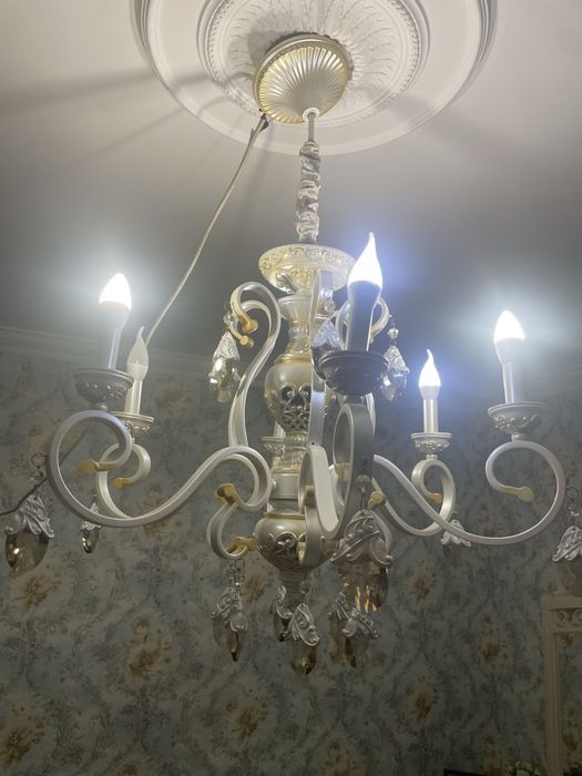 Люстры бу хорошее состояние.  Тяжелые