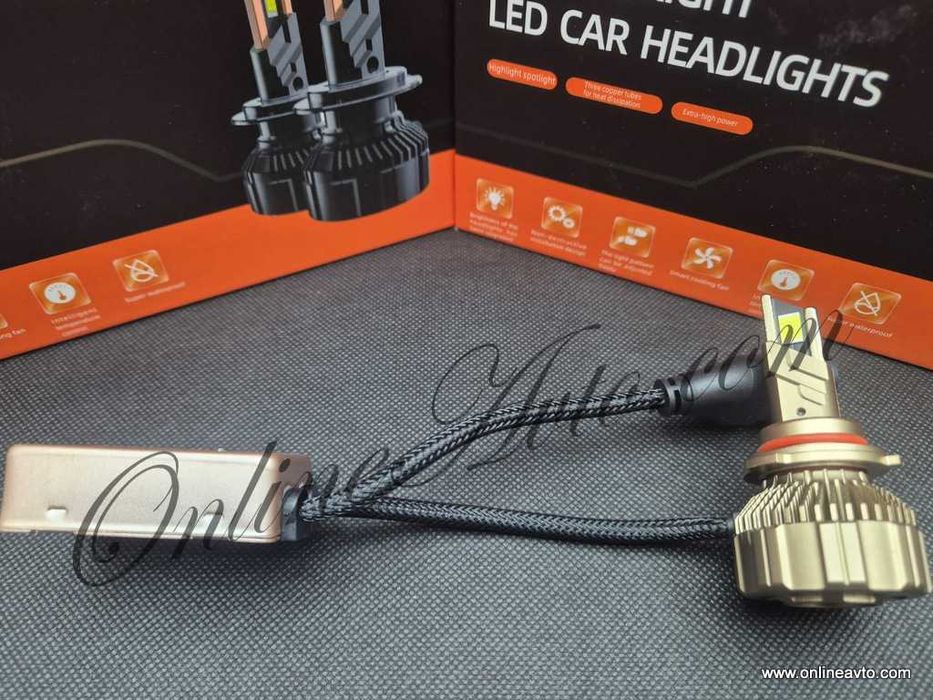 HB4 9006 Диодни крушки с подобрен фокус, LED крушки за автомобил 130W