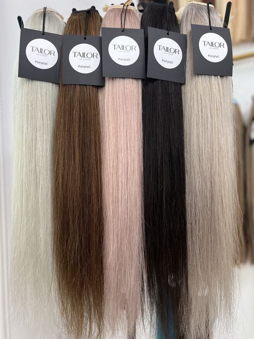 Coada din par natural - extensii naturale