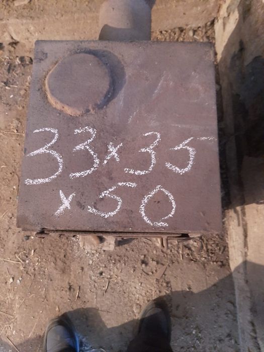 Печь буржуйка с дымоходом