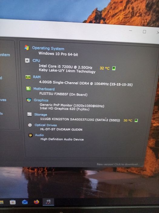 Laptop intel i5,ssd 128,baterie noua  4 ore