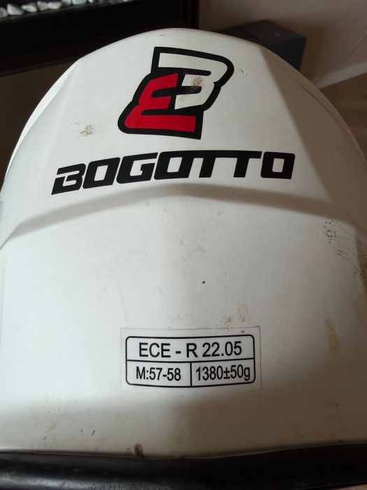 Ендуро каска Bogotto с маска и QR straps размер М 56-57см
