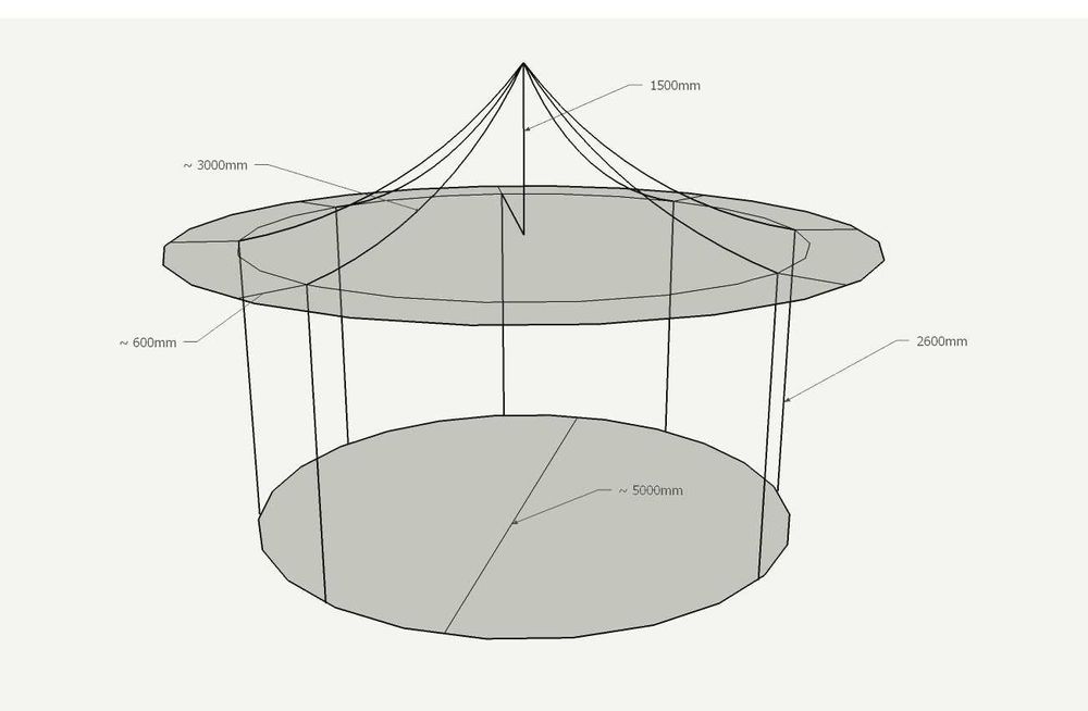 Шатер для сада, кафе, ресторана