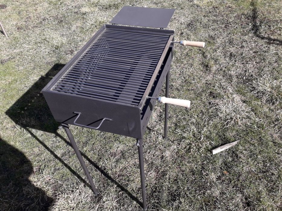Gratar 60 x 40 cm Grill INOX reglabil pe 3 niveluri. Transport gratuit.