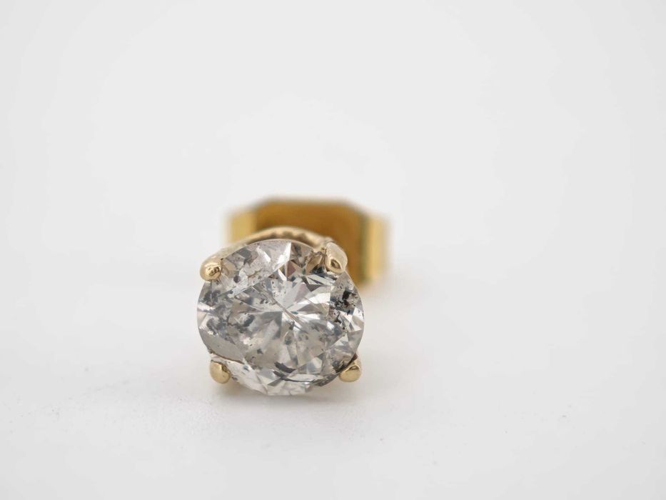 Cercel 14k diamant natural 0.65ct