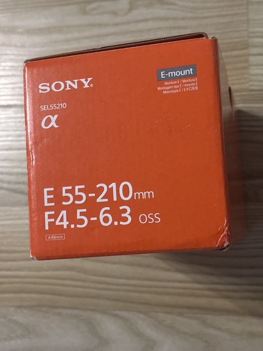Obiectiv Foto DSLR , Nou , Sigilar , Sony SEL55210 E55-210 mm