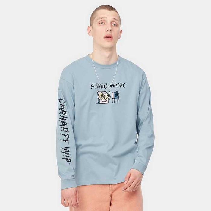 Блуза с дълъг ръкав Carhartt WIP Static Magic