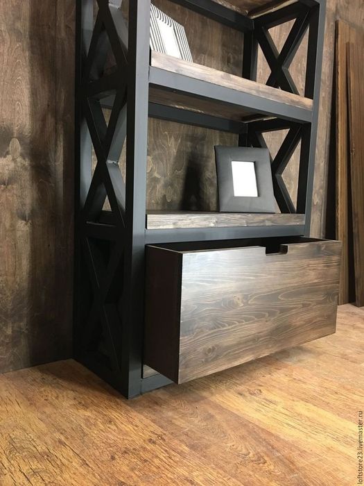 Стеллажи лофт, loft stelajlar.
