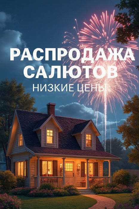 САЛЮТ КУПИ , и РАЗОЖГИ НОЧЬ , сделай ночное небо красочным с салютом
