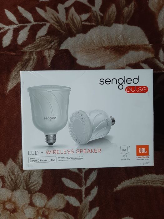 Vand ​2 Becuri LED cu Boxă Wireless JBL - Sengled
