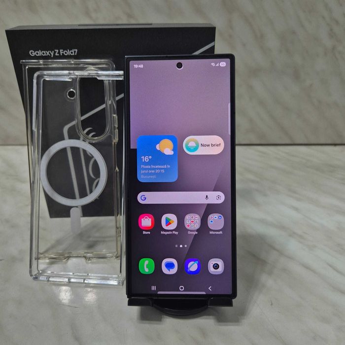 Telefon Samsung Galaxy Fold 7 Negru 512/12 gb Full Box si Husa Cadou Zeus Amanet Rahova 35398