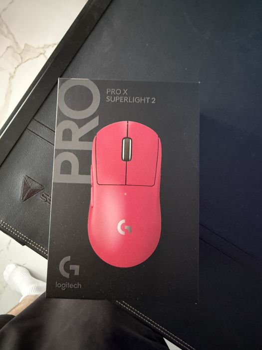 чисто нова мишка Logitech Pro X Superlight 2 Wireless Розова