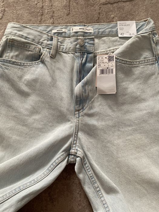 Джинсы Mango (широкие, прямые)