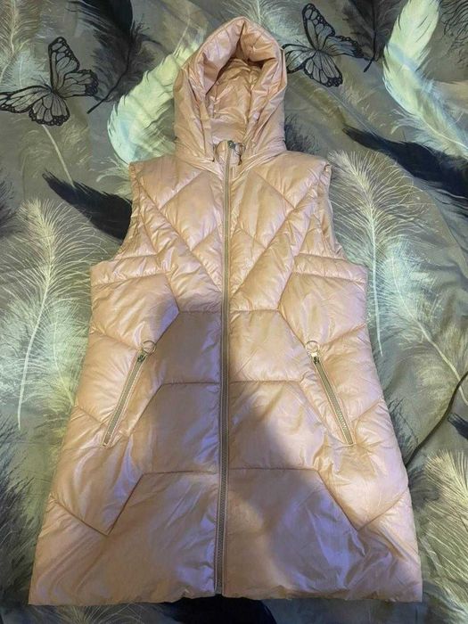 Дълго розово елече