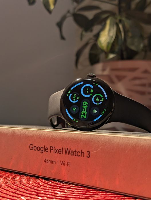 Google Pixel Watch 3 45mn wi-fi, impecabil, garanție, factura