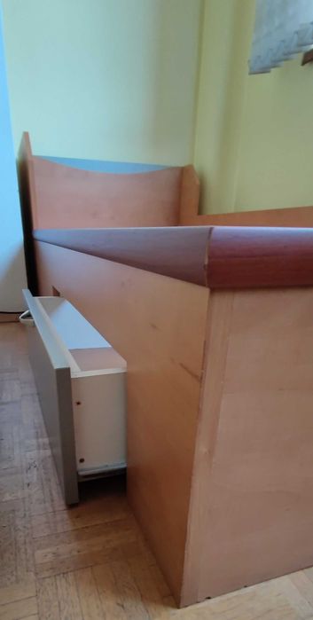 Легло с двулицев матрак и ортопедична рамка 82 х 190 см