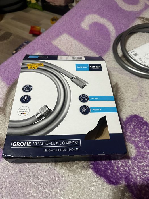 Furtun dus Grohe VitalioFlex 1,5m nou, la cutie