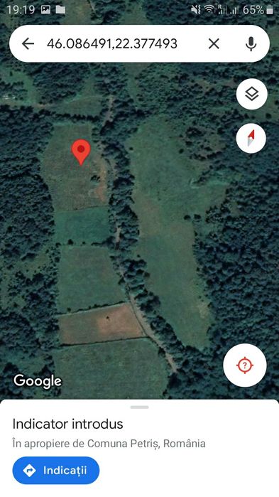 Teren vacanta.Teren la tara.casa vacanta.padure.deal PetrisCorbesti AR