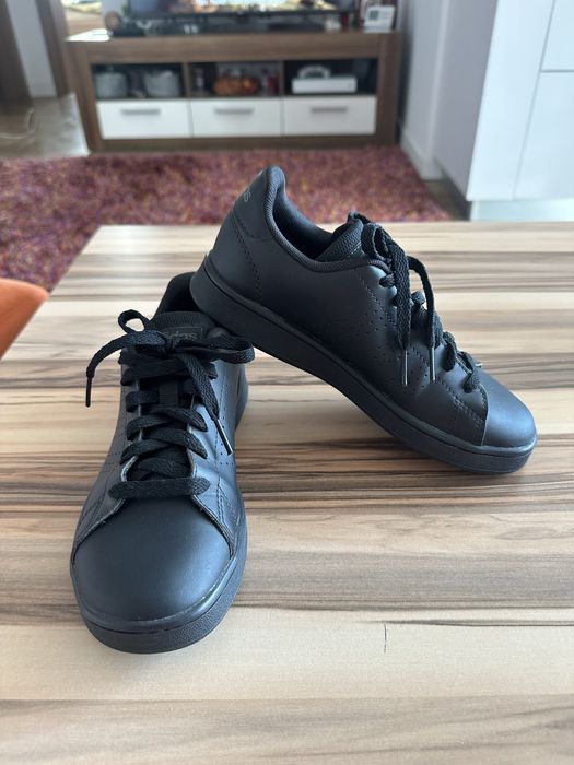 Adidas Advantage Trainer Junior Triple Black